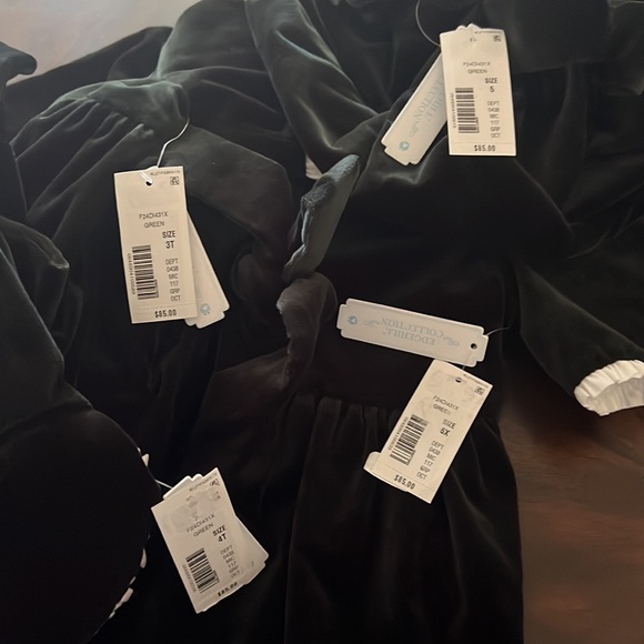 Edgehill Collection Velvet Dress With Lace - Picture 10 of 10